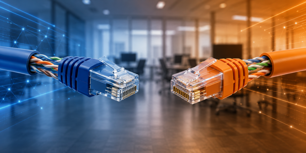 تفاوت کابل CAT6 و CAT6A در شبکه‌های اداری